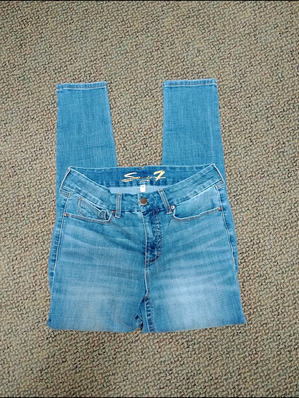 Seven7 Women's Light Blue Skinny Jeans